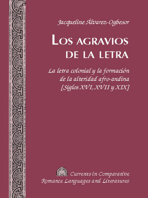 cover image of Los agravios de la letra